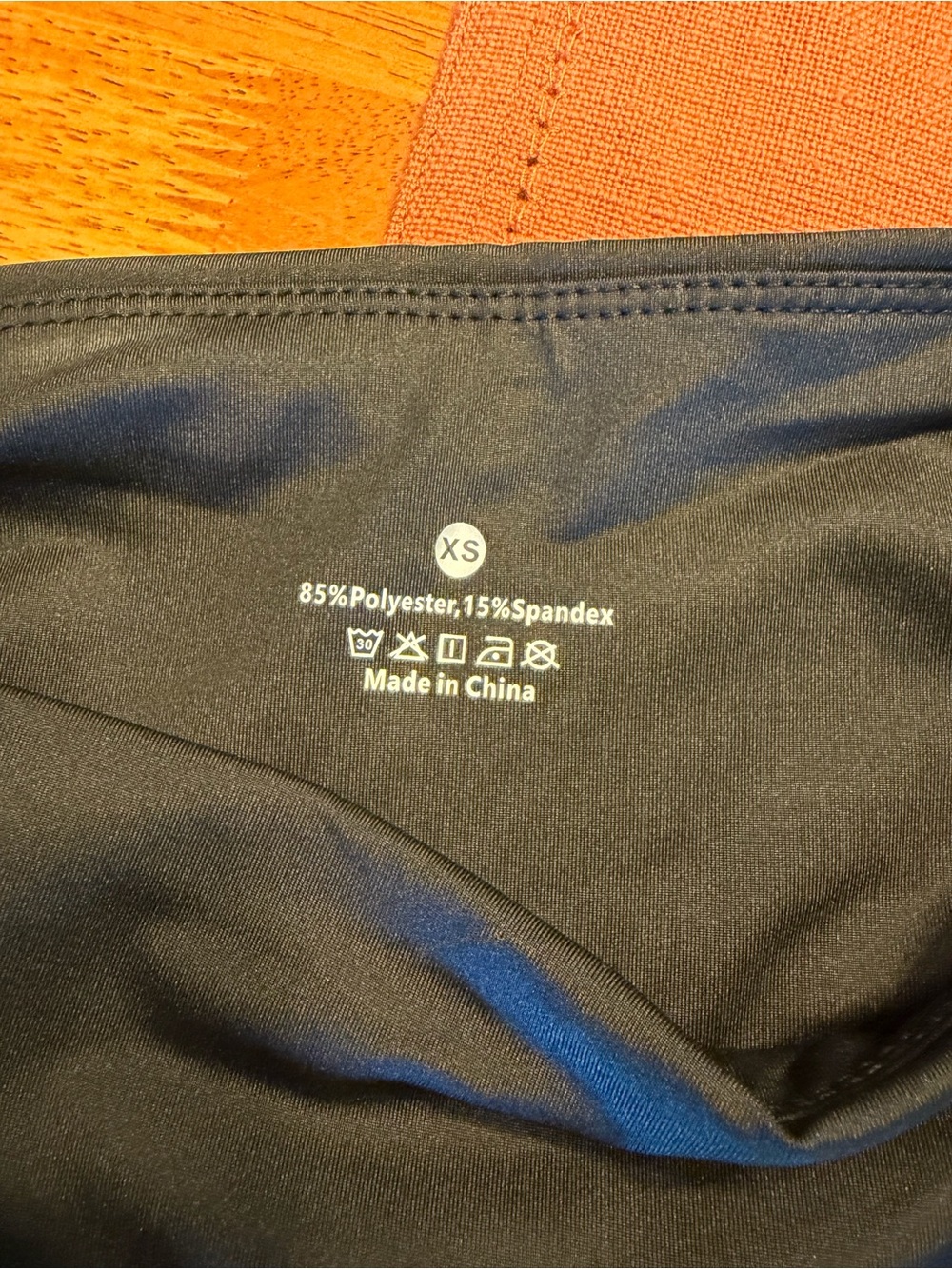 Women’s Black Active Bike Shorts - Comfortable High-Waist - Picture 4 of 4
